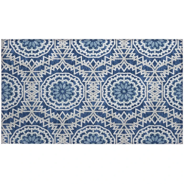 Chantille ACN619 Navy 1'8" x 2'6" Rug