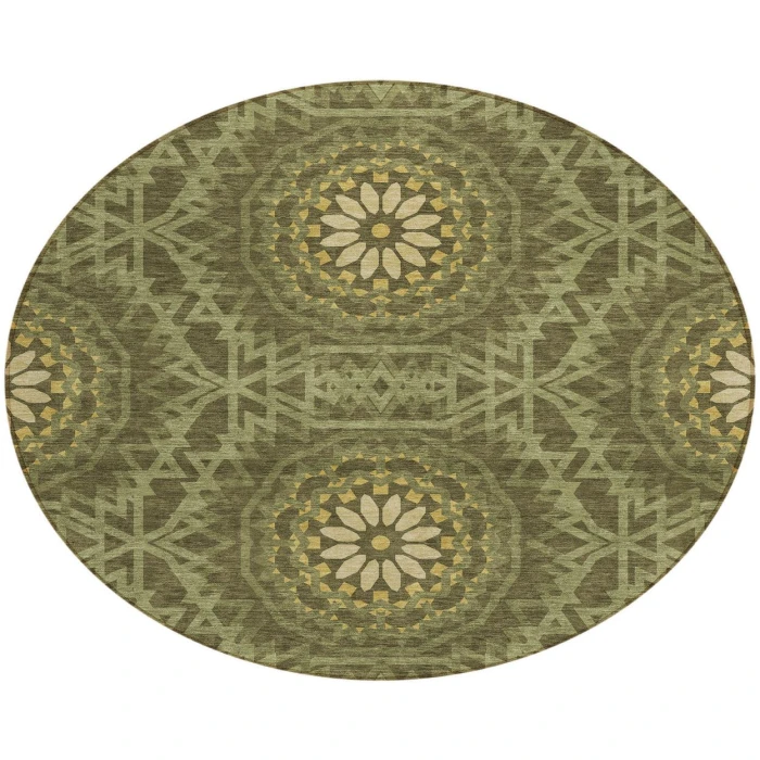 Chantille ACN619 Olive 8' x 8' Rug