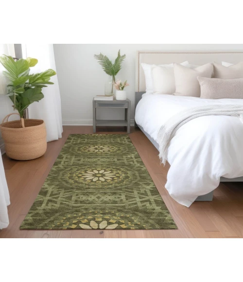 Chantille ACN619 Olive 2'3" x 7'6" Rug