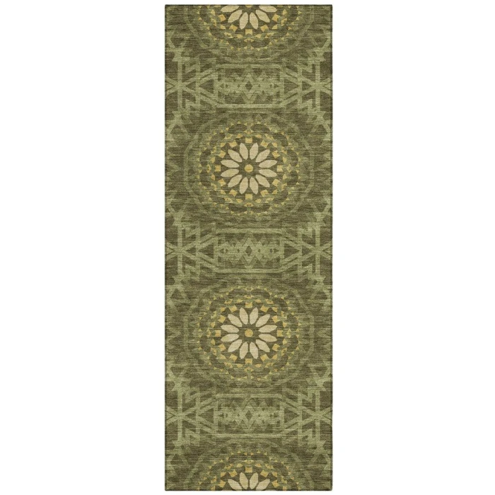 Chantille ACN619 Olive 2'3" x 7'6" Rug