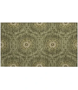 Addison Chantille ACN619 Olive 1 ft. 8 in. x 2 ft. 6 in. Rectangle Rug