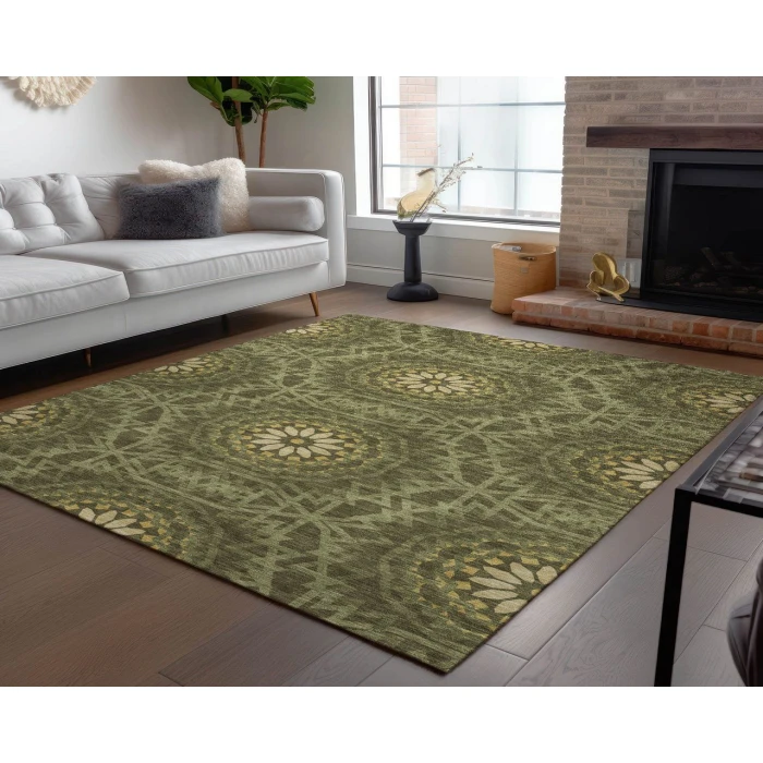 Chantille ACN619 Olive 5' x 7'6" Rug