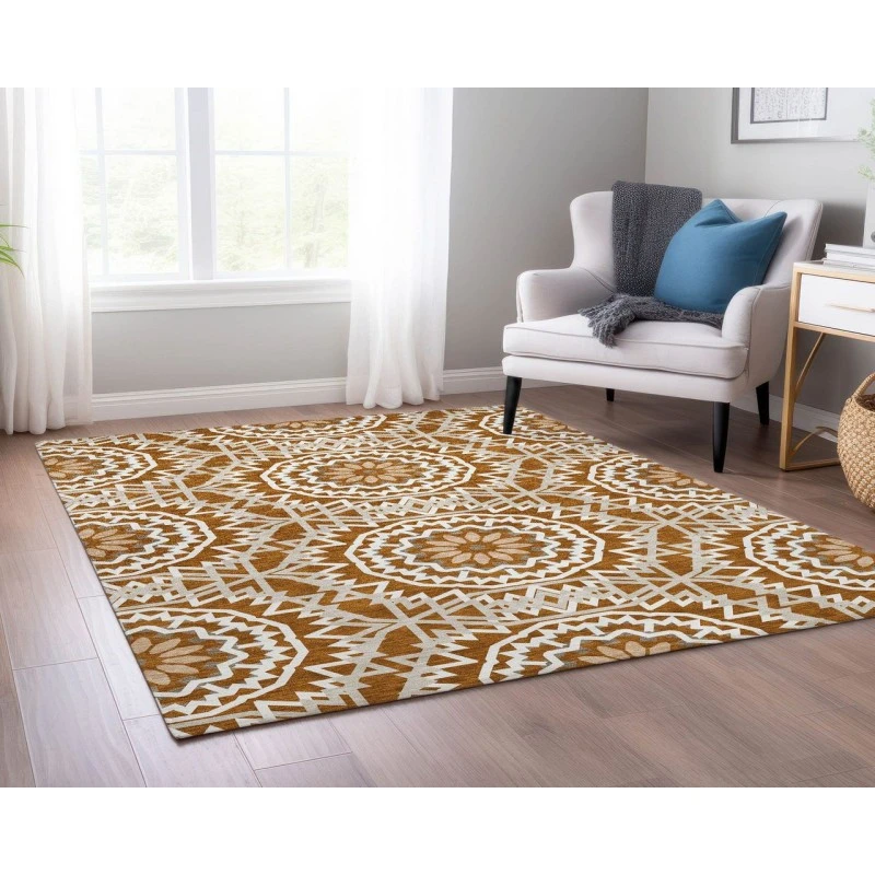 Chantille ACN619 Paprika 5' x 7'6" Rug