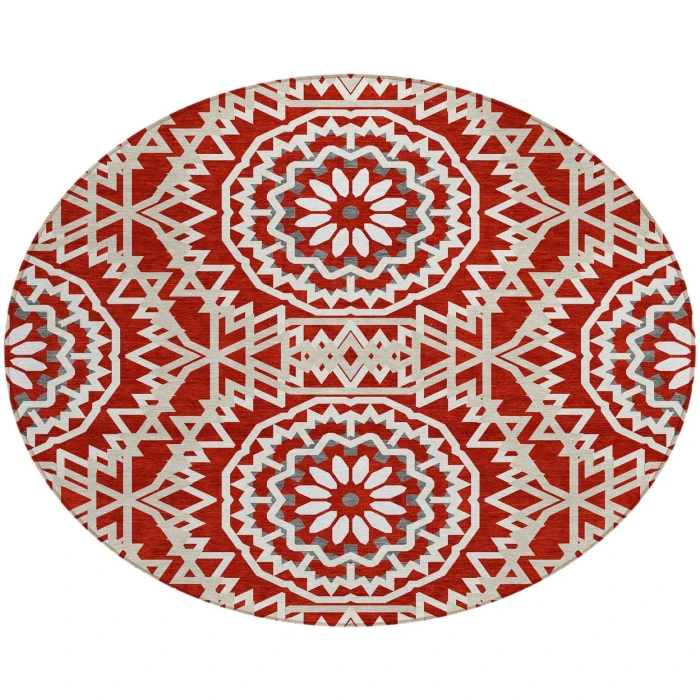 Chantille ACN619 Red 8' x 8' Rug
