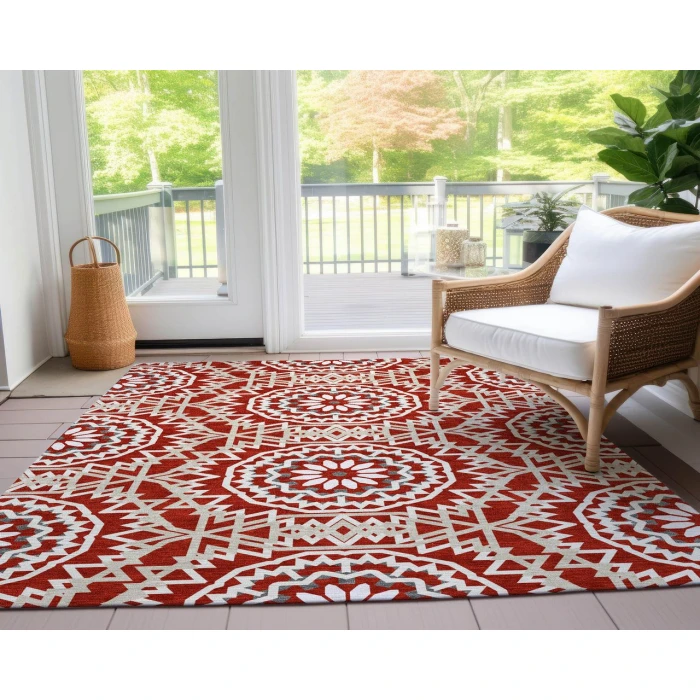 Chantille ACN619 Red 10' x 14' Rug