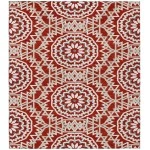 Addison Chantille ACN619 Red 9 ft. x 12 ft. Rectangle Rug