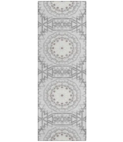 Addison Chantille ACN619 Silver 2 ft. 3 in. x 7 ft. 6 in. Runner Rug