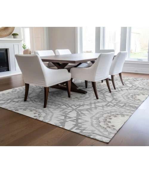 Chantille ACN619 Silver 3' x 5' Rug
