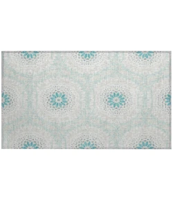 Addison Chantille ACN619 Teal 1 ft. 8 in. x 2 ft. 6 in. Rectangle Rug