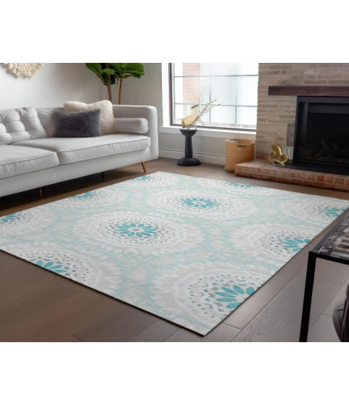 Chantille ACN619 Teal 2'6" x 3'10" Rug