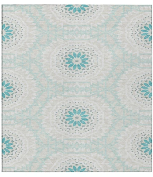 Chantille ACN619 Teal 2'6" x 3'10" Rug