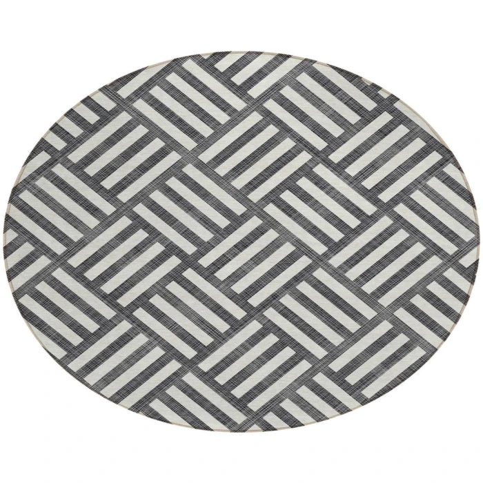 Chantille ACN620 Black 8' x 8' Rug