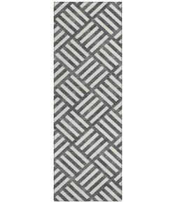 Addison Chantille ACN620 Black 2 ft. 3 in. x 7 ft. 6 in. Runner Rug