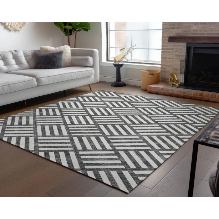 Chantille ACN620 Black 2'6" x 3'10" Rug