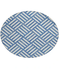 Addison Chantille ACN620 Blue 8 ft. x 8 ft. Round Rug