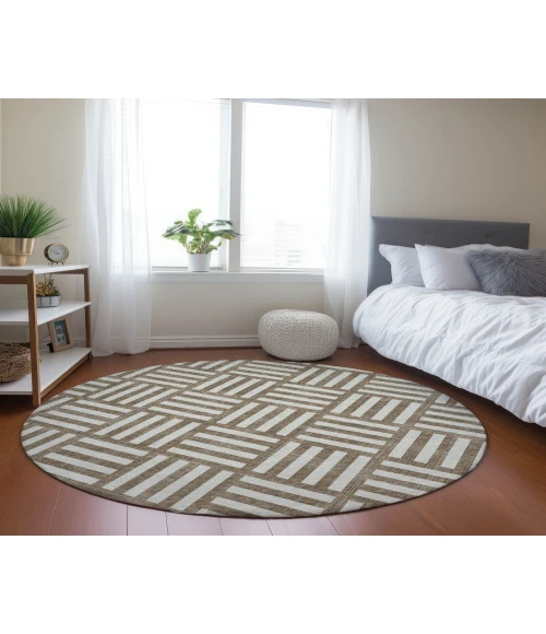 Chantille ACN620 Brown 8' x 8' Rug