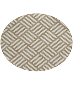 Addison Chantille ACN620 Brown 8 ft. x 8 ft. Round Rug