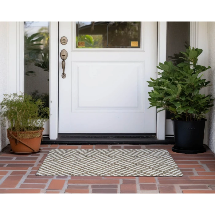 Chantille ACN620 Brown 1'8" x 2'6" Rug
