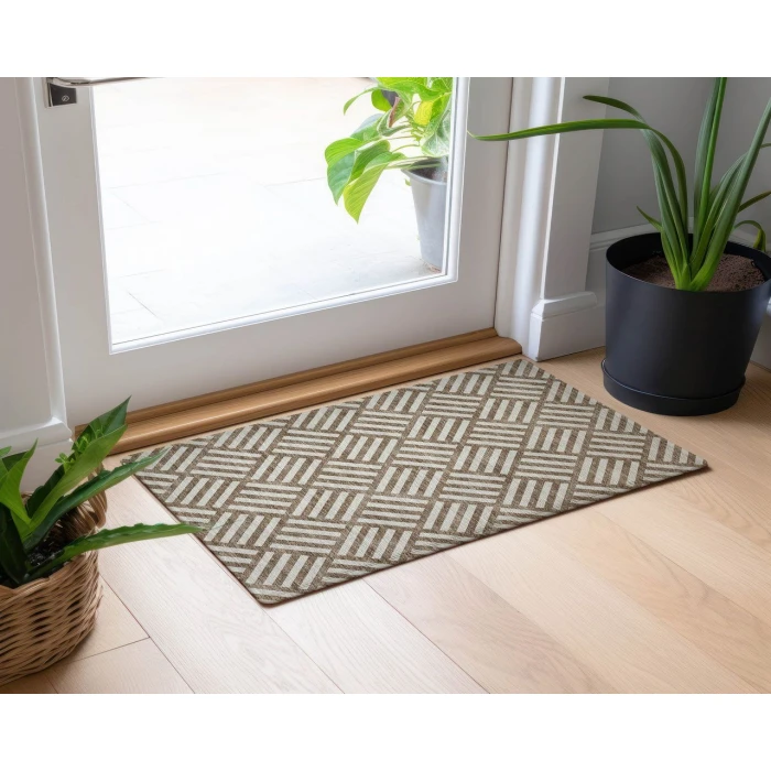 Chantille ACN620 Brown 1'8" x 2'6" Rug