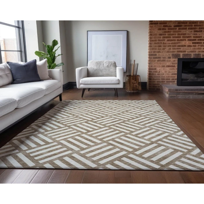 Chantille ACN620 Brown 5' x 7'6" Rug