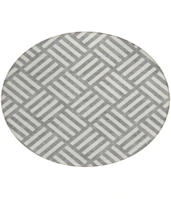 Addison Chantille ACN620 Gray 8 ft. x 8 ft. Round Rug