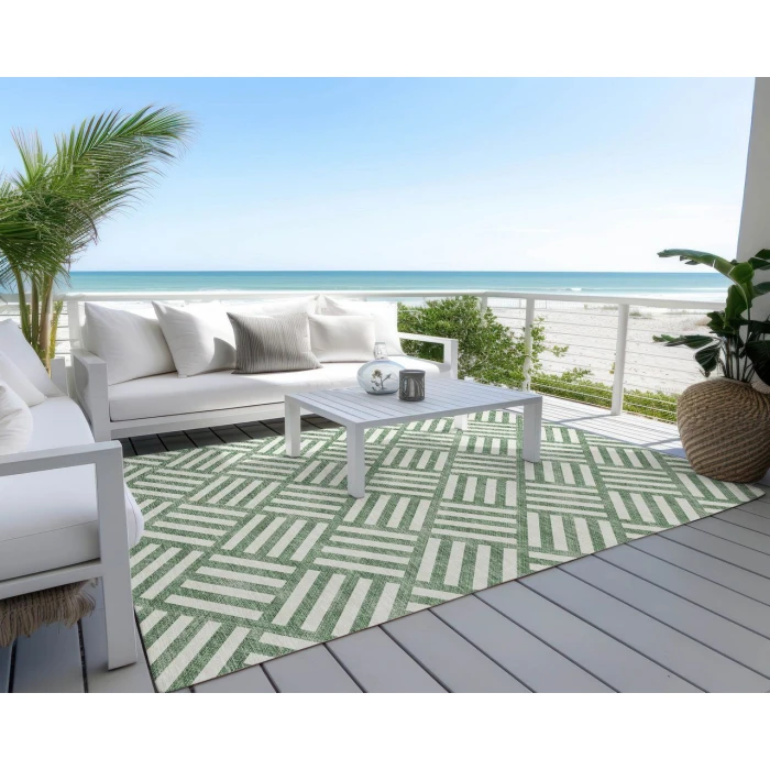 Chantille ACN620 Green 10' x 14' Rug