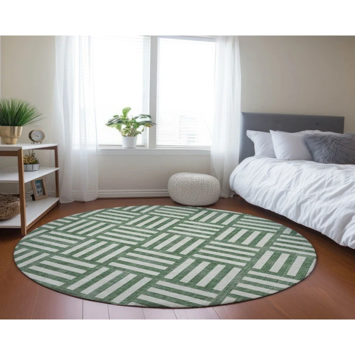 Chantille ACN620 Green 8' x 8' Rug