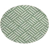 Addison Chantille ACN620 Green 8 ft. x 8 ft. Round Rug