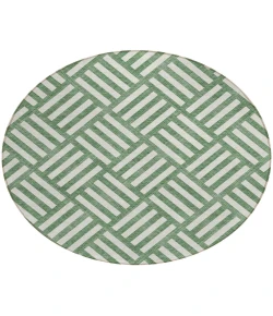Addison Chantille ACN620 Green 8 ft. x 8 ft. Round Rug