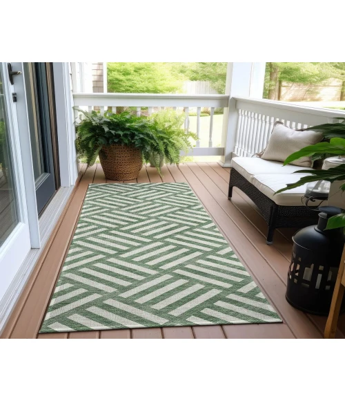Chantille ACN620 Green 2'3" x 7'6" Rug