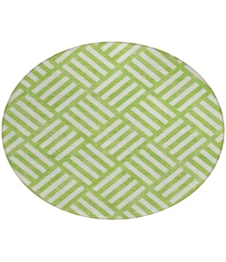 Addison Chantille ACN620 Lime 8 ft. x 8 ft. Round Rug