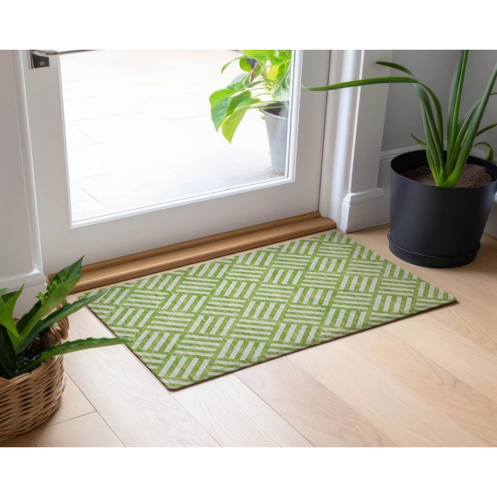 Chantille ACN620 Lime 1'8" x 2'6" Rug