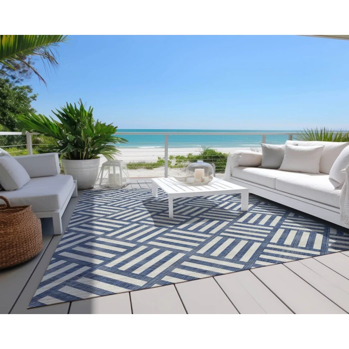 Chantille ACN620 Navy 10' x 14' Rug