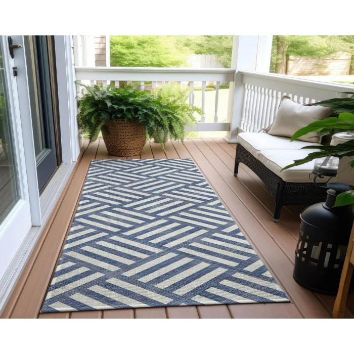 Chantille ACN620 Navy 2'3" x 7'6" Rug