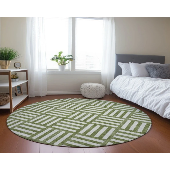Chantille ACN620 Olive 8' x 8' Rug