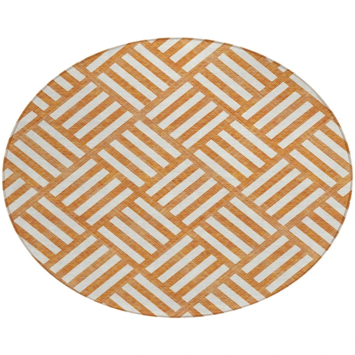 Chantille ACN620 Orange 8' x 8' Rug