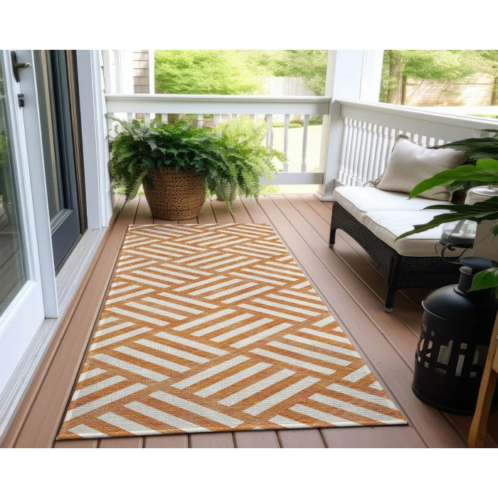 Chantille ACN620 Orange 2'3" x 7'6" Rug