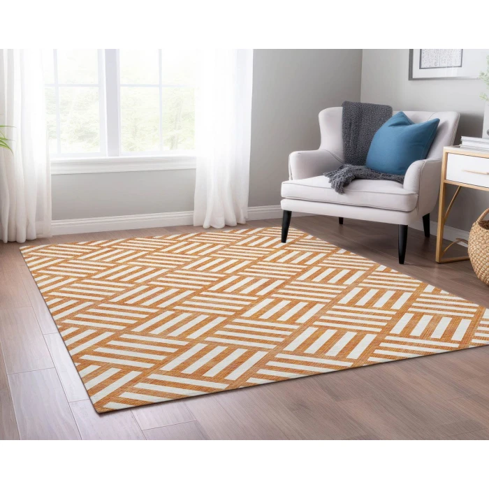 Chantille ACN620 Orange 10' x 14' Rug