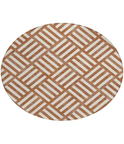 Addison Chantille ACN620 Paprika 8 ft. x 8 ft. Round Rug