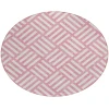 Addison Chantille ACN620 Pink 8 ft. x 8 ft. Round Rug