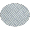 Addison Chantille ACN620 Sky 8 ft. x 8 ft. Round Rug