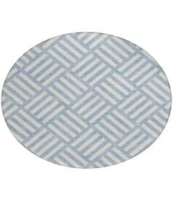 Addison Chantille ACN620 Sky 8 ft. x 8 ft. Round Rug