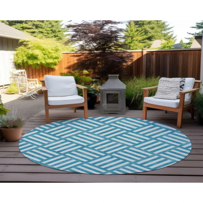 Chantille ACN620 Teal 8' x 8' Rug