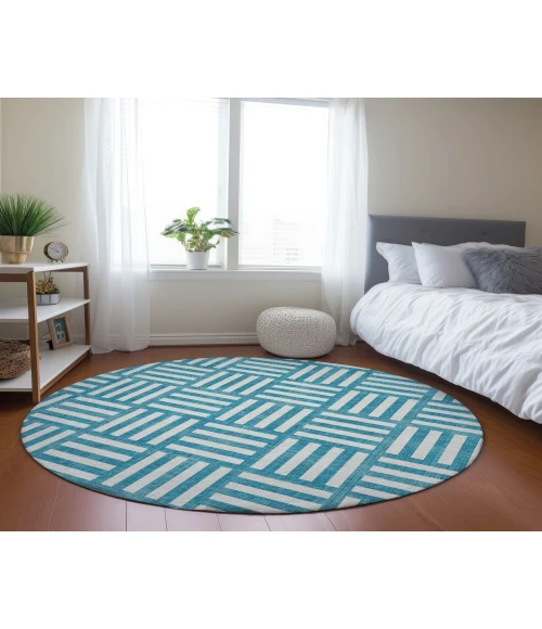 Chantille ACN620 Teal 8' x 8' Rug