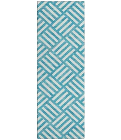 Addison Chantille ACN620 Teal 2 ft. 3 in. x 7 ft. 6 in. Runner Rug