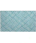 Chantille ACN620 Teal 1'8" x 2'6" Rug