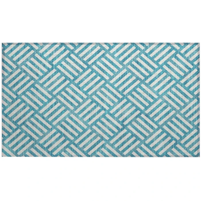 Chantille ACN620 Teal 1'8" x 2'6" Rug