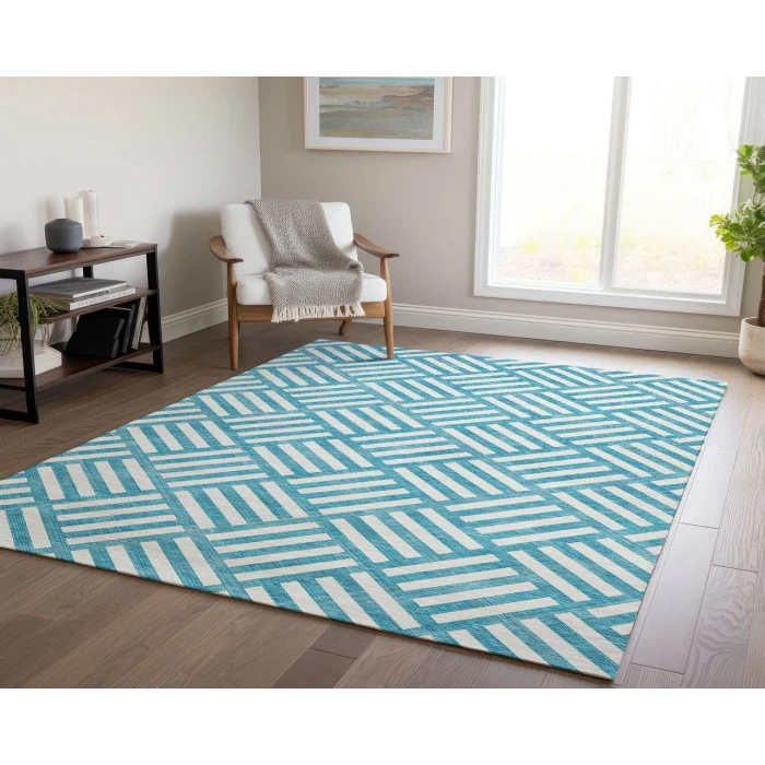 Chantille ACN620 Teal 10' x 14' Rug