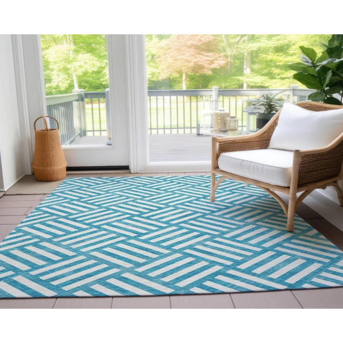 Chantille ACN620 Teal 10' x 14' Rug