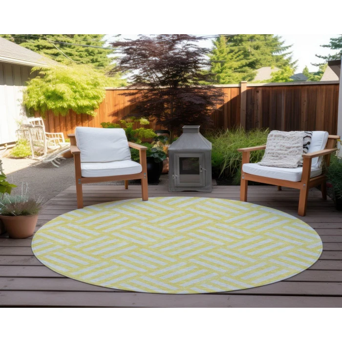 Chantille ACN620 Yellow 8' x 8' Rug